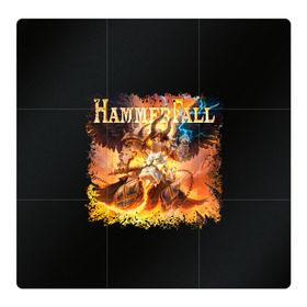 Магнитный плакат 3Х3 с принтом Hammerfall в Санкт-Петербурге, Полимерный материал с магнитным слоем | 9 деталей размером 9*9 см | Тематика изображения на принте: 