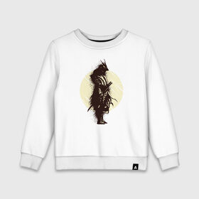 Детский свитшот хлопок с принтом Самурай в Санкт-Петербурге, 100% хлопок | круглый вырез горловины, эластичные манжеты, пояс и воротник | japan | ninja | samurai | sekiro | катана | ниндзя | самураи | самурай | япония