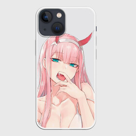 Чехол для iPhone 13 mini с принтом Senpai 02 в Санкт-Петербурге,  |  | 02 | ahegao | anime | darling in the franxx | franxx | manga | senpai | аниме | ахегао | манга | милый во франксе | сенпай | франкс