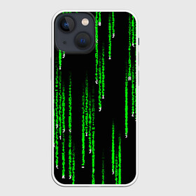 Чехол для iPhone 13 mini с принтом МАТРИЦА в Санкт-Петербурге,  |  | agent smith | hugo weaving | keanu reeves | the matrix | киану ривз | код | матрица | матрица 4 | нео | цифры