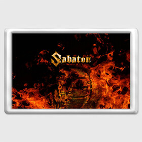 Магнит 45*70 с принтом Sabaton в Санкт-Петербурге, Пластик | Размер: 78*52 мм; Размер печати: 70*45 | heavy | metal | power | sabaton | метал | пауэр | сабатон | хэви