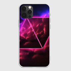 Чехол для iPhone 12 Pro Max с принтом SPACE GEOMETRY в Санкт-Петербурге, Силикон |  | bright | colorful | cool | disco | music | music lover | neon | retro | space | speaker | tape recorder | technique | vintage | винтаж | диско | космос | музыка | неон | ретро | ретро неон | техника