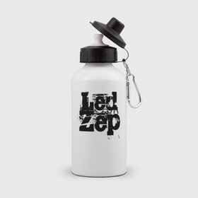 Бутылка спортивная с принтом LedZep в Санкт-Петербурге, металл | емкость — 500 мл, в комплекте две пластиковые крышки и карабин для крепления | led | led zep | led zeppelin | ledzep | lz | zoso | группа | джимми пейдж | джон генри бонэм | джон пол джонс | зосо | лед зепелен | лед зеппелин | ледзепелен | ледзеппелин | роберт плант | рок