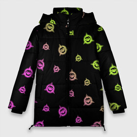 Женская зимняя куртка 3D с принтом BATTLETOADS 2019 в Санкт-Петербурге, верх — 100% полиэстер; подкладка — 100% полиэстер; утеплитель — 100% полиэстер | длина ниже бедра, силуэт Оверсайз. Есть воротник-стойка, отстегивающийся капюшон и ветрозащитная планка. 

Боковые карманы с листочкой на кнопках и внутренний карман на молнии | battle | battletoads | double | dragon | game | games | logo | nintendo | rare | retro | symbol | toads | батл | батлтодс | баттл | баттлтоадс | игра | игры | лого | логотип | нинтендо | ретро | символ | тоадс | тодс