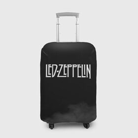 Чехол для чемодана 3D с принтом Led Zeppelin в Санкт-Петербурге, 86% полиэфир, 14% спандекс | двустороннее нанесение принта, прорези для ручек и колес | led zeppelin | лед зеппелин