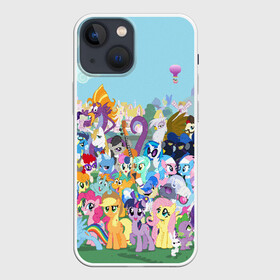 Чехол для iPhone 13 mini с принтом MY LITTLE PONY в Санкт-Петербурге,  |  | my little pony | pinkie pie | scootaloo | spike | sweaty balls | искорка | крошка бель | маленькие пони | мульфтфильм | пони | скутолу | эппл блум