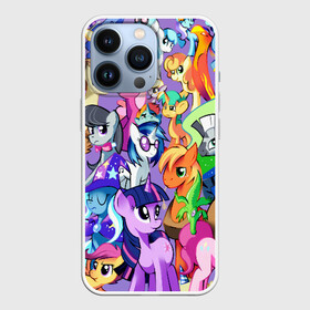 Чехол для iPhone 13 Pro с принтом МАЛЕНЬКИЕ ПОНИ в Санкт-Петербурге,  |  | my little pony | pinkie pie | scootaloo | spike | sweaty balls | искорка | крошка бель | маленькие пони | мульфтфильм | пони | скутолу | эппл блум