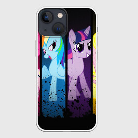 Чехол для iPhone 13 mini с принтом MY LITTLE PONY в Санкт-Петербурге,  |  | my little pony | pinkie pie | scootaloo | spike | sweaty balls | искорка | крошка бель | маленькие пони | мульфтфильм | пони | скутолу | эппл блум