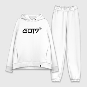 Женский костюм хлопок Oversize с принтом GOT7 в Санкт-Петербурге,  |  | bambam | eyes on you | got 7 | got7 | jb | jinyoung | k pop | youngjae | yugyeom | гот7 гот 7 | к поп