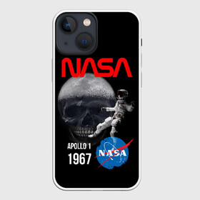 Чехол для iPhone 13 mini с принтом Nasa Apollo 1 1967 в Санкт-Петербурге,  |  | apollo 1 | apollon 1 | apolon 1 | nasa | аполлон 1 | аполон 1 | наса | насса