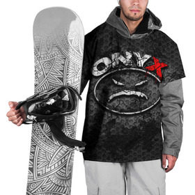 Накидка на куртку 3D с принтом Onyx в Санкт-Петербурге, 100% полиэстер |  | fredro starr | onyx | rap | sonny seeza | sticky fingaz | оникс | рэп