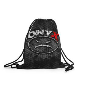 Рюкзак-мешок 3D с принтом Onyx в Санкт-Петербурге, 100% полиэстер | плотность ткани — 200 г/м2, размер — 35 х 45 см; лямки — толстые шнурки, застежка на шнуровке, без карманов и подкладки | fredro starr | onyx | rap | sonny seeza | sticky fingaz | оникс | рэп