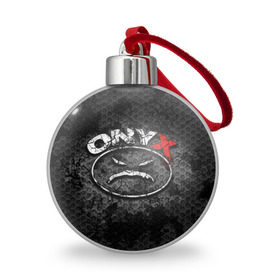 Ёлочный шар с принтом Onyx в Санкт-Петербурге, Пластик | Диаметр: 77 мм | fredro starr | onyx | rap | sonny seeza | sticky fingaz | оникс | рэп