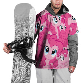 Накидка на куртку 3D с принтом PINK PONY в Санкт-Петербурге, 100% полиэстер |  | my little pony | pinkie pie | scootaloo | spike | sweaty balls | искорка | крошка бель | маленькие пони | мульфтфильм | пони | скутолу | эппл блум