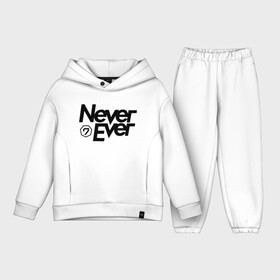 Детский костюм хлопок Oversize с принтом Never Ever Got7 в Санкт-Петербурге,  |  | Тематика изображения на принте: bambam | eyes on you | got 7 | got7 | jb | jinyoung | k pop | never ever | youngjae | yugyeom | гот7 гот 7 | к поп