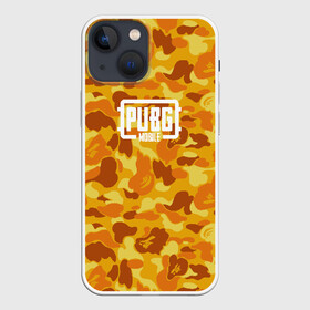 Чехол для iPhone 13 mini с принтом PUBG токсичный камуфляж в Санкт-Петербурге,  |  | mobile | pubg mobile | pubgmobile | бапе | бейп | мобайл | пабг