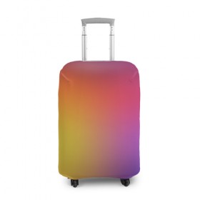 Чехол для чемодана 3D с принтом Abstract gradient colors в Санкт-Петербурге, 86% полиэфир, 14% спандекс | двустороннее нанесение принта, прорези для ручек и колес | abstract | colors | gradient | абстракция | градиент | перелив | цвет | цветовой