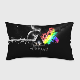 Подушка 3D антистресс с принтом PINK FLOYD в Санкт-Петербурге, наволочка — 100% полиэстер, наполнитель — вспененный полистирол | состоит из подушки и наволочки на молнии | music | pink floyd | the dark side of the moon | космос | луна | музыка | пинк флойд | призма | рок | треугольник | триангулярная призма