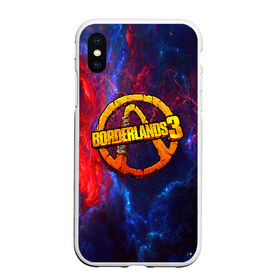 Чехол для iPhone XS Max матовый с принтом BORDERLANDS 3 в Санкт-Петербурге, Силикон | Область печати: задняя сторона чехла, без боковых панелей | Тематика изображения на принте: borderlands | borderlands 3 | hyperion | бордерлендс | гиперион