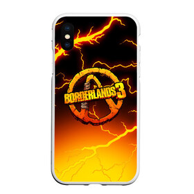 Чехол для iPhone XS Max матовый с принтом BORDERLANDS 3 в Санкт-Петербурге, Силикон | Область печати: задняя сторона чехла, без боковых панелей | Тематика изображения на принте: borderlands | borderlands 3 | hyperion | бордерлендс | гиперион