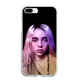 Чехол для iPhone 7Plus/8 Plus матовый с принтом BILLIE EILISH в Санкт-Петербурге, Силикон | Область печати: задняя сторона чехла, без боковых панелей | all | asleep | bad | bellyache | billie | blohsh | dont | eilish | eyes | fall | guy | logo | music | ocean | singer | smile | when | айлиш | били | билли | бэрд | лого | музыка | пайрат | певица | символ | эйлиш