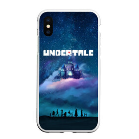 Чехол для iPhone XS Max матовый с принтом UNDERTALE АНДЕРТЕЙЛ в Санкт-Петербурге, Силикон | Область печати: задняя сторона чехла, без боковых панелей | asriel dreemurr | chara | frisk | sans | undertale | азриэль дримурр | андертейл | андрайн | гастер | замок азгора | меттатон | санс | фриск | чара