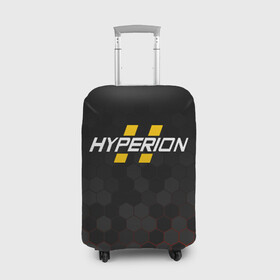Чехол для чемодана 3D с принтом BORDERLANDS 3 - HYPERION в Санкт-Петербурге, 86% полиэфир, 14% спандекс | двустороннее нанесение принта, прорези для ручек и колес | borderlands | borderlands 3 | hyperion | бордерлендс | гиперион