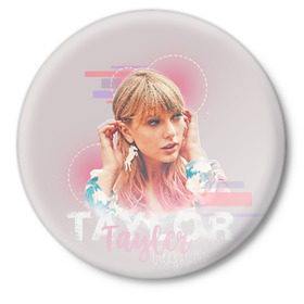 Значок с принтом Taylor Swift в Санкт-Петербурге,  металл | круглая форма, металлическая застежка в виде булавки | lover | me | new album | reputation | swift | taylor | taylor swift | музыка | новый альбом | свифт | тей | тейлор | тейлор свифт
