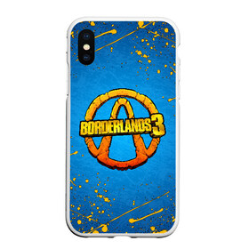 Чехол для iPhone XS Max матовый с принтом BORDERLANDS 3 в Санкт-Петербурге, Силикон | Область печати: задняя сторона чехла, без боковых панелей | borderlands | borderlands 3 | cl4p tp | claptrap | gearbox | hyperion | lilith | moxxi | psycho | sirens | tina | zero | бордерлендс | гиперион | зеро | клеп треп | лилит | мокси | псих | сирена | тина