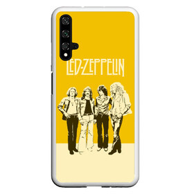 Чехол для Honor 20 с принтом Led Zeppelin в Санкт-Петербурге, Силикон | Область печати: задняя сторона чехла, без боковых панелей | Тематика изображения на принте: led | led zep | led zeppelin | ledzep | lz | zoso | группа | джимми пейдж | джон генри бонэм | джон пол джонс | зосо | лед зепелен | лед зеппелин | ледзепелен | ледзеппелин | роберт плант | рок