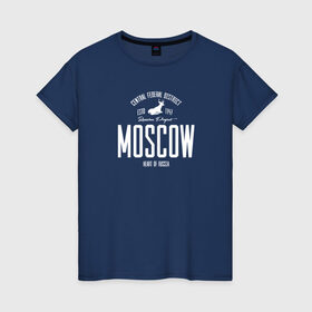 Женская футболка хлопок с принтом Москва Iron в Санкт-Петербурге, 100% хлопок | прямой крой, круглый вырез горловины, длина до линии бедер, слегка спущенное плечо | i love moscow | moscow | город | москва | мск | регион | я люблю москву
