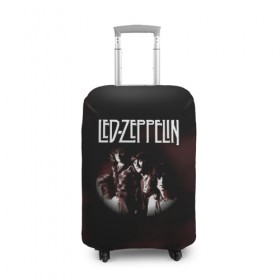 Чехол для чемодана 3D с принтом Led Zeppelin в Санкт-Петербурге, 86% полиэфир, 14% спандекс | двустороннее нанесение принта, прорези для ручек и колес | led | led zep | led zeppelin | ledzep | lz | zoso | группа | джимми пейдж | джон генри бонэм | джон пол джонс | зосо | лед зепелен | лед зеппелин | ледзепелен | ледзеппелин | роберт плант | рок