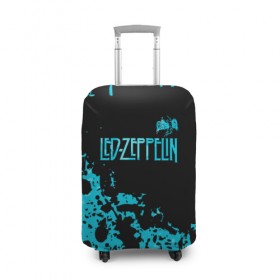 Чехол для чемодана 3D с принтом Led Zeppelin в Санкт-Петербурге, 86% полиэфир, 14% спандекс | двустороннее нанесение принта, прорези для ручек и колес | led | led zep | led zeppelin | ledzep | lz | zoso | группа | джимми пейдж | джон генри бонэм | джон пол джонс | зосо | лед зепелен | лед зеппелин | ледзепелен | ледзеппелин | роберт плант | рок