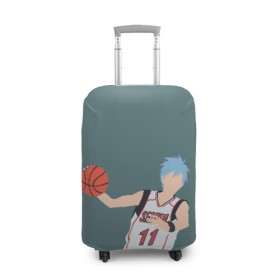 Чехол для чемодана 3D с принтом Tetsuya Kuroko в Санкт-Петербурге, 86% полиэфир, 14% спандекс | двустороннее нанесение принта, прорези для ручек и колес | basket | basketball | kuroko | kuroko no basket | phantom | tetsu | tetsuya | баскетбол | куроко | тэцу | тэцуя | фантом