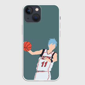 Чехол для iPhone 13 mini с принтом Tetsuya Kuroko в Санкт-Петербурге,  |  | Тематика изображения на принте: basket | basketball | kuroko | kuroko no basket | phantom | tetsu | tetsuya | баскетбол | куроко | тэцу | тэцуя | фантом