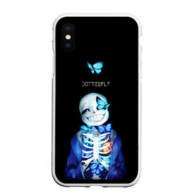 Чехол для iPhone XS Max матовый с принтом Undertale в Санкт-Петербурге, Силикон | Область печати: задняя сторона чехла, без боковых панелей | sans | undertale | андертале | андертейл | игра | подземная история | подземная сказка | санс | ундертале