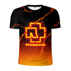 Мужская футболка 3D спортивная с принтом RAMMSTEIN (FIRE STORM) в Санкт-Петербурге, 100% полиэстер с улучшенными характеристиками | приталенный силуэт, круглая горловина, широкие плечи, сужается к линии бедра | rammstein | rock | sehnsucht | германия | группа | немецкая | немецкий | раммштаен | раммштайн | рамштаен | рамштайн | рок