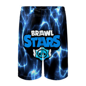 Детские спортивные шорты 3D с принтом BRAWL STARS в Санкт-Петербурге,  100% полиэстер
 | пояс оформлен широкой мягкой резинкой, ткань тянется
 | android | brawl stars | games | mobile game | stars | игры | мобильные игры
