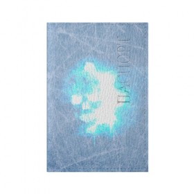 Обложка для паспорта матовая кожа с принтом Gears 5 Ice Omen в Санкт-Петербурге, натуральная матовая кожа | размер 19,3 х 13,7 см; прозрачные пластиковые крепления | game | gears 5 | gears of war 5 | ice omen | xbox | игра | кровь | саранча | снег | череп | шутер