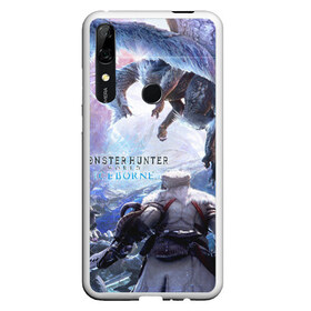 Чехол для Honor P Smart Z с принтом Monster Hunter World Iceborn в Санкт-Петербурге, Силикон | Область печати: задняя сторона чехла, без боковых панелей | hunter | iceborn | monster | world | айсборн | ворлд | монстр | хантер