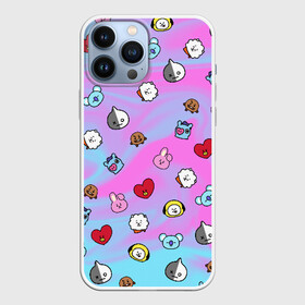 Чехол для iPhone 13 Pro Max с принтом BT21 в Санкт-Петербурге,  |  | bt21 | bt21 chimmy | bt21 cooky | bt21 koya | bt21 shooky | bt21 игрушки | bt21 купить | bt21 персонажи | bt21 чонгук | bts | bts 2019 | bts love | k pop | коя bt21 | магазин bt21