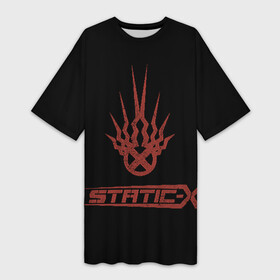 Платье-футболка 3D с принтом Static X в Санкт-Петербурге,  |  | 2014 | metal | music | need for speed | nfs | only | r.i.p | rip | rock | static | static x | staticx | the | wayne static | x | метал | музыка | нфс | рок | статик | уэйн статик