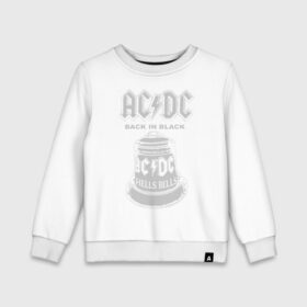 Детский свитшот хлопок с принтом AC/DC в Санкт-Петербурге, 100% хлопок | круглый вырез горловины, эластичные манжеты, пояс и воротник | Тематика изображения на принте: ac dc | acdc | acdc ас дс | австралийская | ангус янг | асдс | блюз | группа | крис слэйд | метал | молния | музыка | певцы | рок | рок н ролл | стиви янг | хард | хардрок | эксл роуз