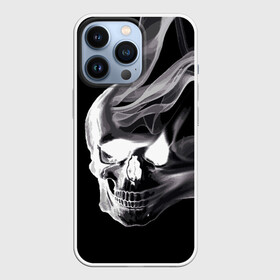 Чехол для iPhone 13 Pro с принтом Wind в Санкт-Петербурге,  |  | grin | jaw | orbits | skull | smoke | teeth | wind | ветер | глазницы | дым | зубы | оскал | череп