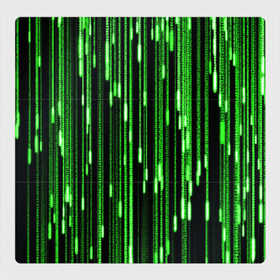 Магнитный плакат 3Х3 с принтом МАТРИЦА в Санкт-Петербурге, Полимерный материал с магнитным слоем | 9 деталей размером 9*9 см | Тематика изображения на принте: hugo weaving | pc | the matrix | код | компьютеры | матрица | матрица 4 | программист | программный код | цифры