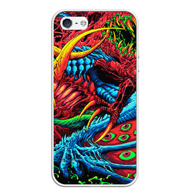 Чехол для iPhone 5/5S матовый с принтом CS GO hyper beast skin в Санкт-Петербурге, Силикон | Область печати: задняя сторона чехла, без боковых панелей | awp | counter strike | cs go | cs go global offensive | hyper beast | skin cs | team cs | команды cs | скины оружия | скоростной зверь | хайпер бист