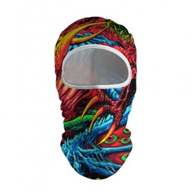 Балаклава 3D с принтом CS GO hyper beast skin в Санкт-Петербурге, 100% полиэстер, ткань с особыми свойствами — Activecool | плотность 150–180 г/м2; хорошо тянется, но при этом сохраняет форму. Закрывает шею, вокруг отверстия для глаз кайма. Единый размер | awp | counter strike | cs go | cs go global offensive | hyper beast | skin cs | team cs | команды cs | скины оружия | скоростной зверь | хайпер бист