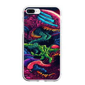 Чехол для iPhone 7Plus/8 Plus матовый с принтом CS GO hyper beast skin в Санкт-Петербурге, Силикон | Область печати: задняя сторона чехла, без боковых панелей | awp | counter strike | cs go | cs go global offensive | hyper beast | skin cs | team cs | команды cs | скины оружия | скоростной зверь | хайпер бист