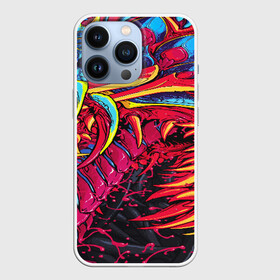 Чехол для iPhone 13 Pro с принтом CS GO hyper beast skin в Санкт-Петербурге,  |  | Тематика изображения на принте: awp | counter strike | cs go | cs go global offensive | hyper beast | skin cs | team cs | команды cs | скины оружия | скоростной зверь | хайпер бист