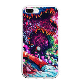 Чехол для iPhone 7Plus/8 Plus матовый с принтом CS GO hyper beast skin в Санкт-Петербурге, Силикон | Область печати: задняя сторона чехла, без боковых панелей | awp | counter strike | cs go | cs go global offensive | hyper beast | skin cs | team cs | команды cs | скины оружия | скоростной зверь | хайпер бист